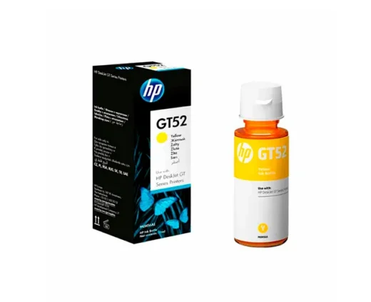 Tinta Hp Gt52 Amarillo Original