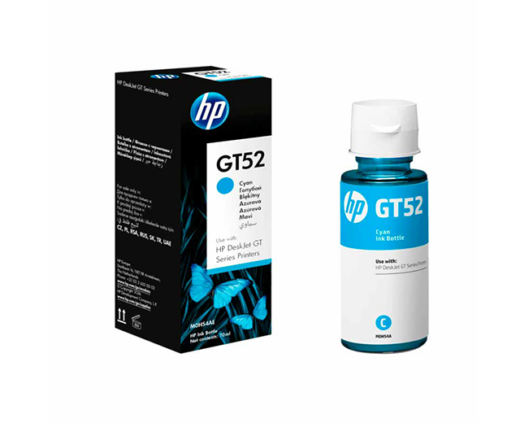 Tinta Hp Gt52 Cyan Original