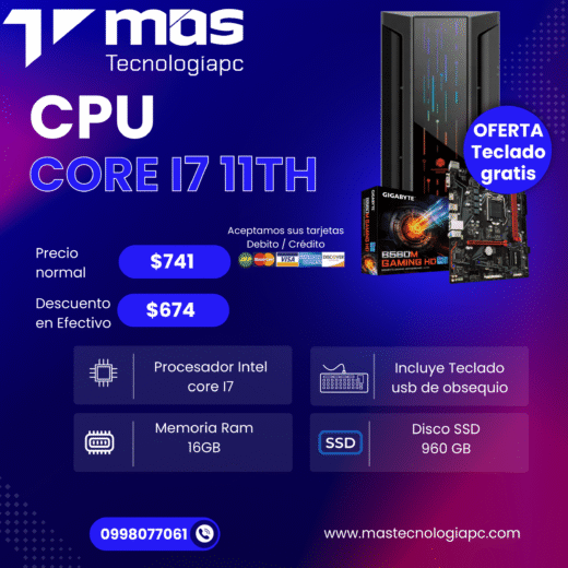 CPU CORE i7 11 TH GAMING
