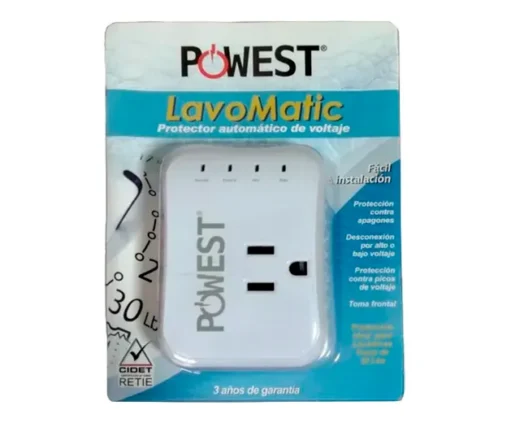 PROTECTOR DE VOLTAJE PARA ELECTRODOMÉSTICOS LAVOMATIC