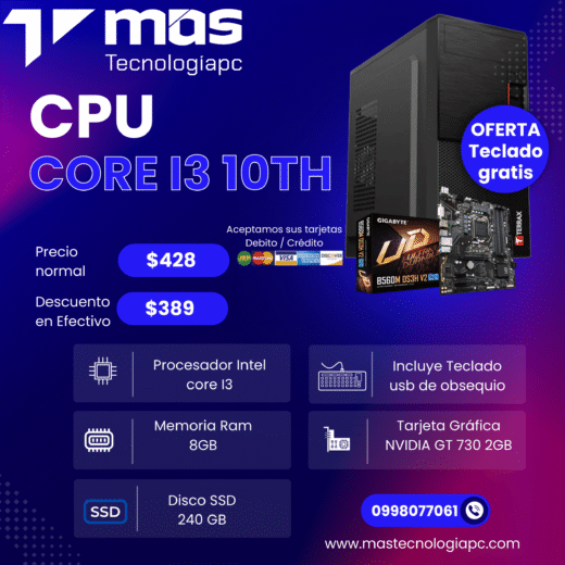 CPU INTEL CORE I3 10TH
