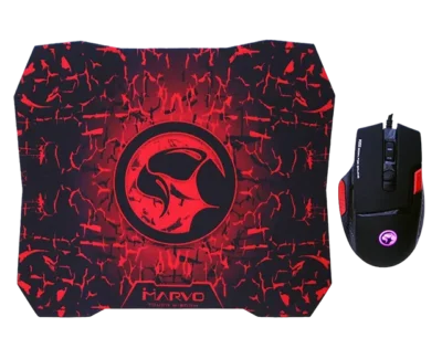 COMBO GAMER MOUSE + PAD MOUSE MARVO M355 + G1