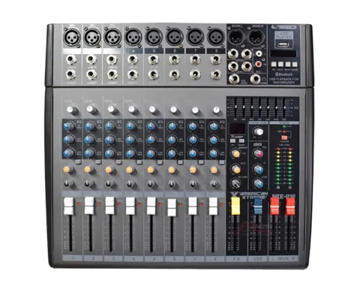 CONSOLA PASIVA 8 CANALES AMERICAN XTREME MIX-812
