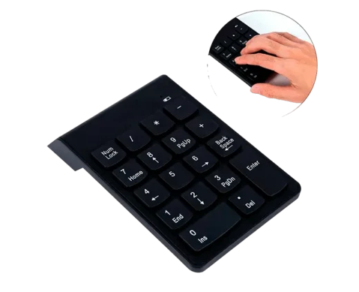 MINI TECLADO NUMÉRICO INALÁMBRICO USB