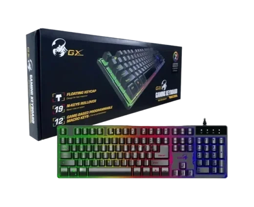 TECLADO GAMER MULTIMEDIA ILUMINADO – GENIUS SCORPION K8