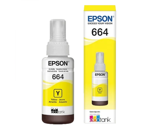 TINTA ORIGINAL EPSON 664 YELLOW