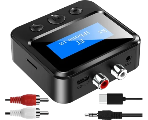 TRANSMISOR Y RECEPTOR CON BLUETOOTH 5.0