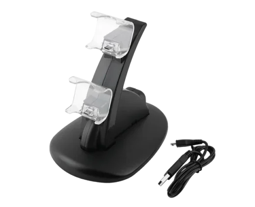 STAND DE CARGA DUAL PARA CONTROLES PS4 DUAL Y SLIM