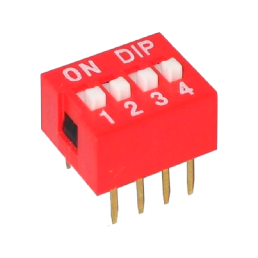 Dip Switch 4 Canales