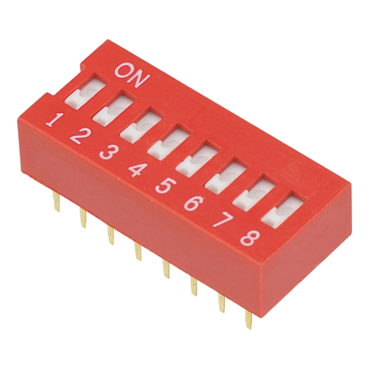 Dip Switch 8 canales