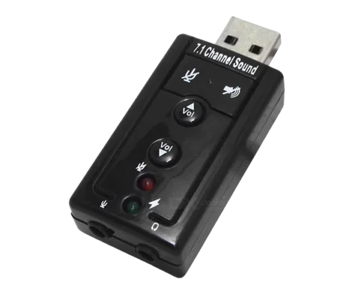 Tarjeta de sonido USB 7.1