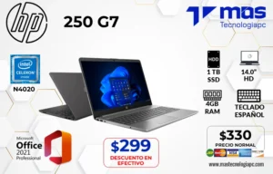 LAPTOP HP 240 G7 INTEL CELERON