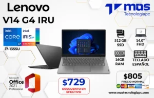 LAPTOP LENOVO V14 G4 IRU I7-1355U