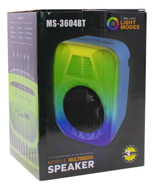 PARLANTE SPEAKER MS-3604BT