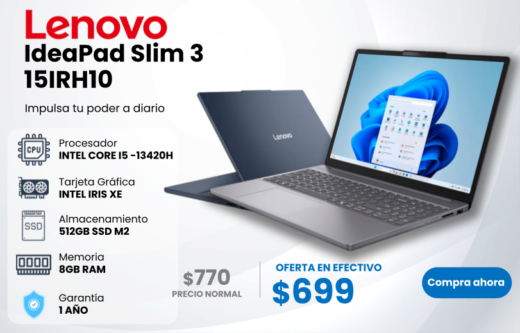 PORTATIL LENOVO SLIM 3 15IRH10