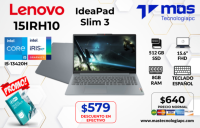 PORTATIL LENOVO SLIM 3 15IRH10