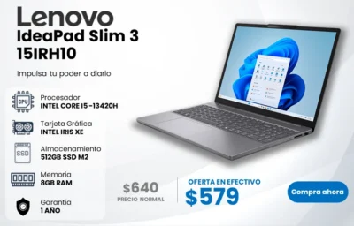 PORTATIL LENOVO SLIM 3 15IRH10