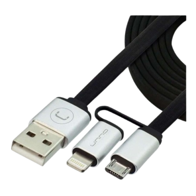 Mirco usb cable y lighting adaptor