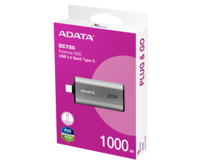 SSD Externo SC750 1TB - TIPO C