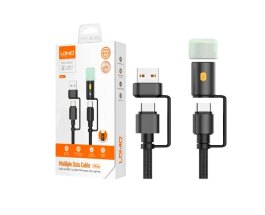 CABLE LDNIO LC17 1.2M 4EN1 TC-USB + TC-LED