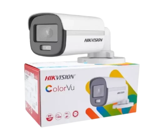 CAMARA HIK- COLORVU DS-2CE10DF0T 2MP EXTERIOR, DIA Y NOCHE