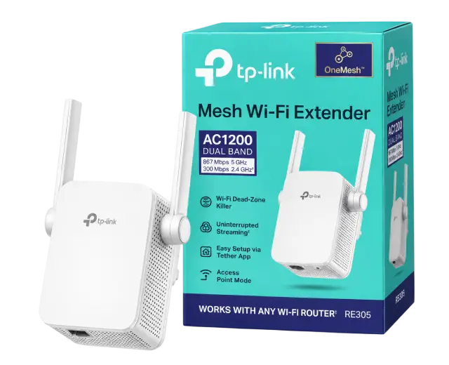 Extensor Wi-Fi AC1200 RE305