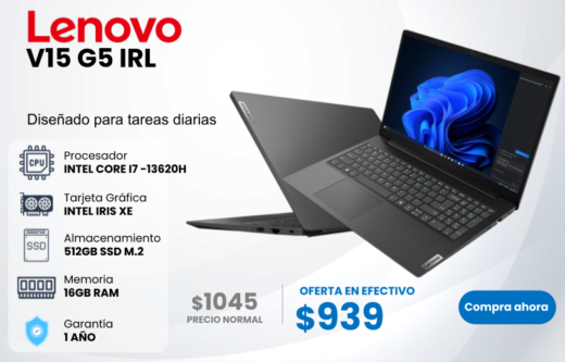 PORTATIL LENOVO V15 G5 IRL I7-13620H
